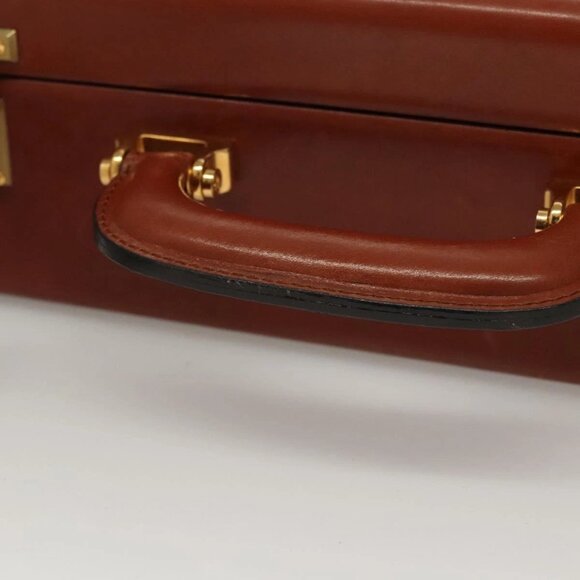 LOEWE Trunk Leather Brown Auth - Picture 13 of 16